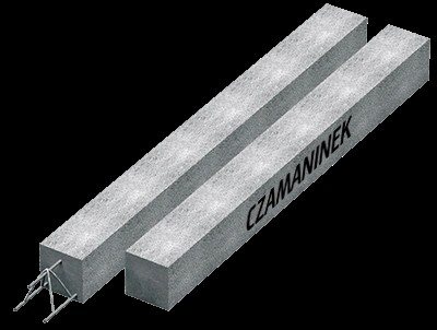 CZAMANINEK NADPROŻE  Z LEKKIEGO BETONU PN 11,5X11,5X340